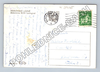 Pohlednice Mariánské Lázně Zotavovna ROH Leningrad (M39045)