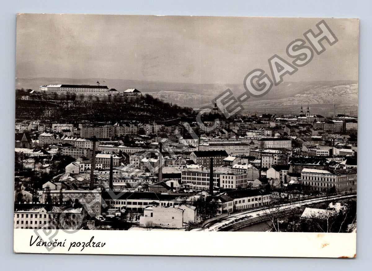 Pohlednice Brno Vánoční pozdrav 1959 (M39048)