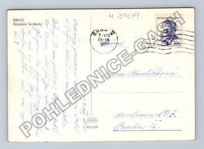 Pohlednice Brno Náměstí Svobody 1959 (M39049)