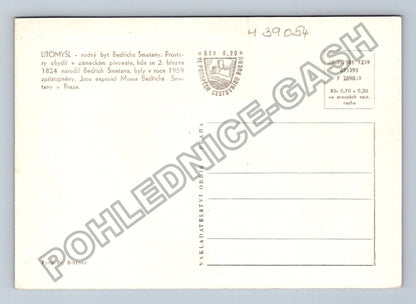 Pohlednice Litomyšl rodný byt Bedřicha Smetany (M39054)