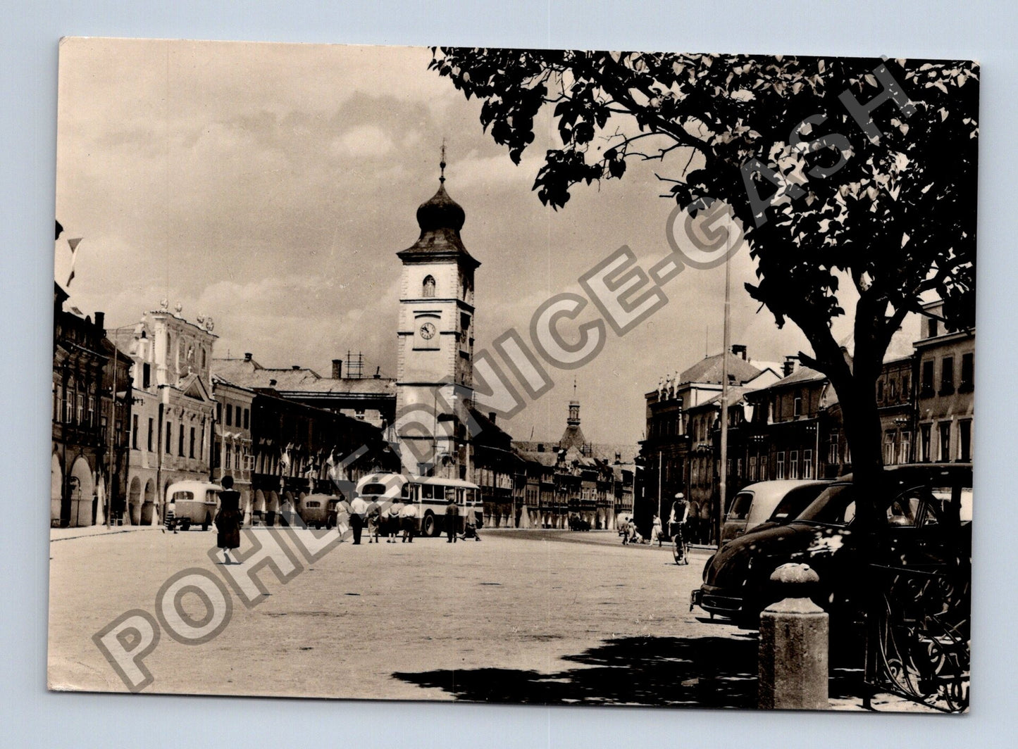 Pohlednice Litomyšl Gottwaldovo náměstí (M39055)