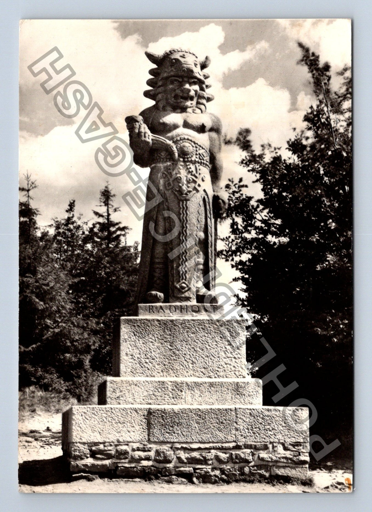 Pohlednice Radhošť socha Radegasta (M39057)