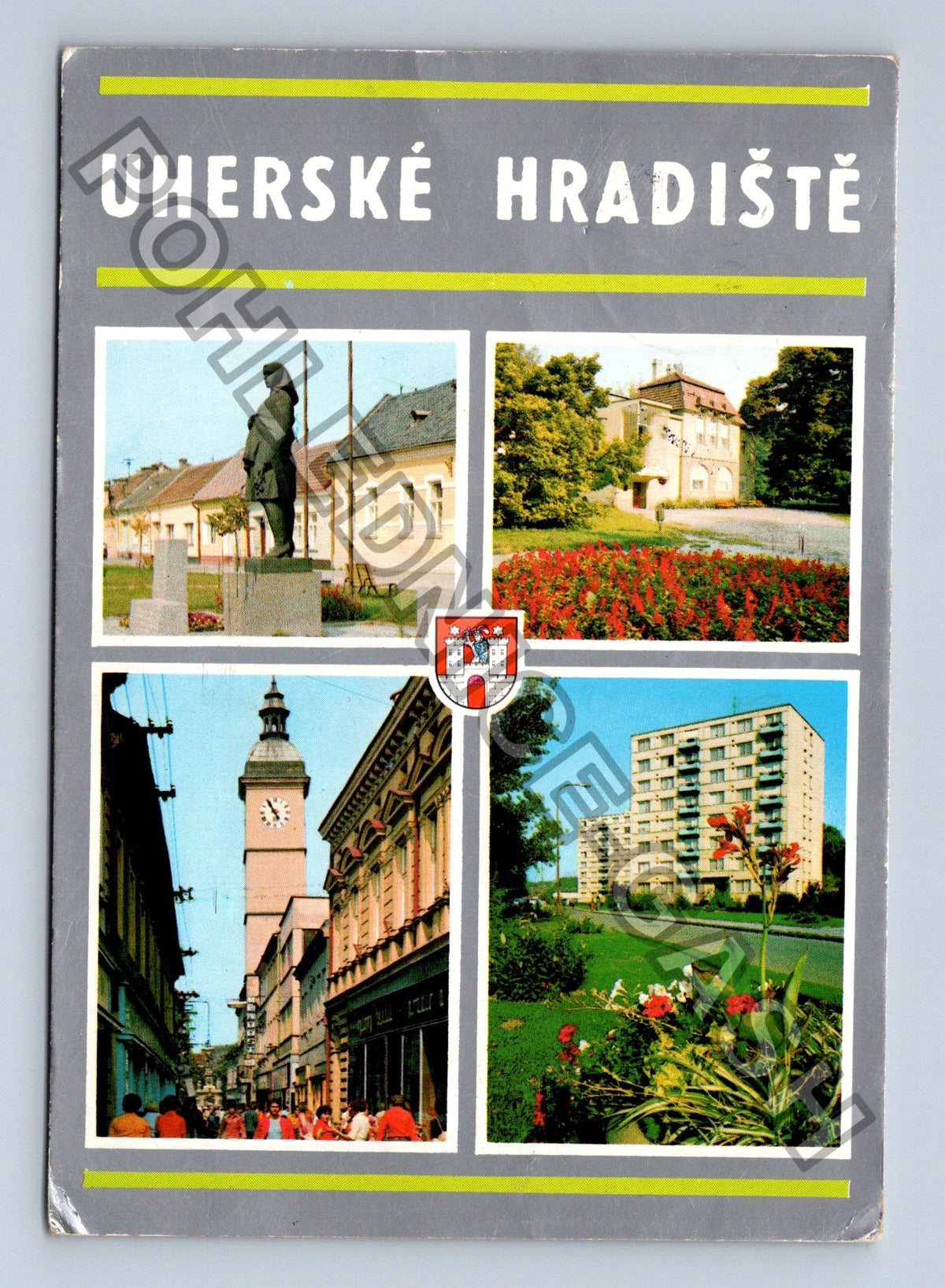 Pohlednice Uherské Hradiště koláž motivů (M39065)