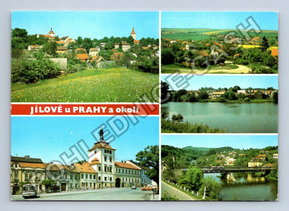 Pohlednice Jílové u Prahy okolí Vítězné náměstí (M39067)