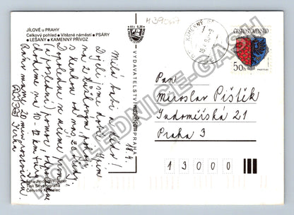 Pohlednice Jílové u Prahy okolí Vítězné náměstí (M39067)