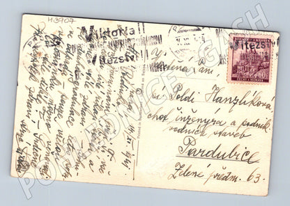 Pohlednice loď na vodě – západ slunce (M3907)