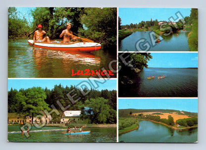 Pohlednice Lužnice vodáci Červený Mlýn Veselí nad Lužnicí (M39083)