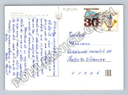 Pohlednice Jizerské hory Pytlácké kameny Malá Jizerská lauka (M39084)