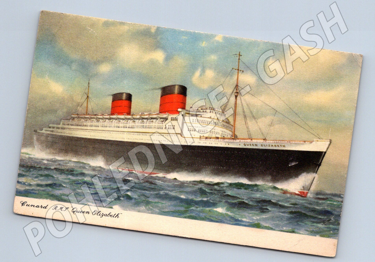 Pohlednice RMS Queen Elizabeth – zaoceánský parník (M3909)