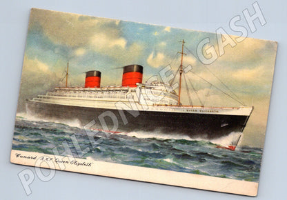 Pohlednice RMS Queen Elizabeth – zaoceánský parník (M3909)