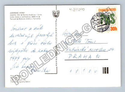 Pohlednice Jizerské hory Josefův Důl Tanvald Zima (M39090)