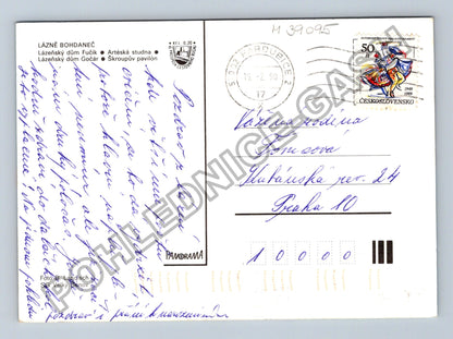 Pohlednice Lázně Bohdaneč lázeňský dům Gočár Dům Dučík (M39095)