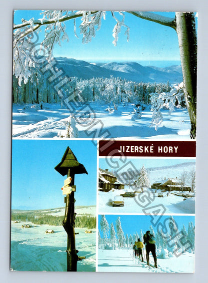 Pohlednice Jizerské hory Poledník Chata Jizerka (M39098)