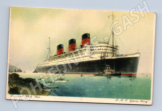 Pohlednice R.M.S. Queen Mary – Cunard (M3910)