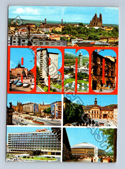 Pohlednice Brno koláž motivů (M39109)