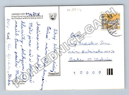 Pohlednice Jizerské hory Chráněná krajinná oblast koláž (M39114)