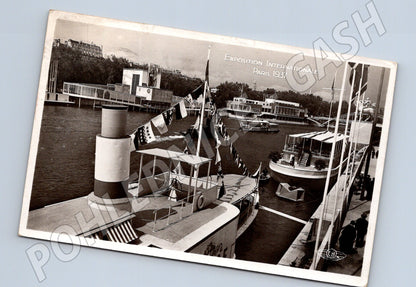 Pohlednice Paříž – lodě na Seině, expozice (M3912)