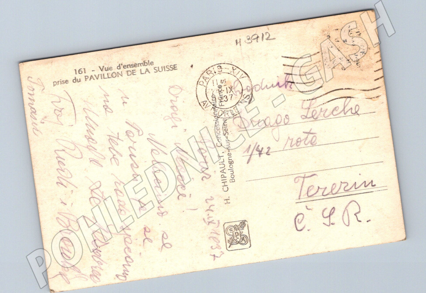 Pohlednice Paříž – lodě na Seině, expozice (M3912)