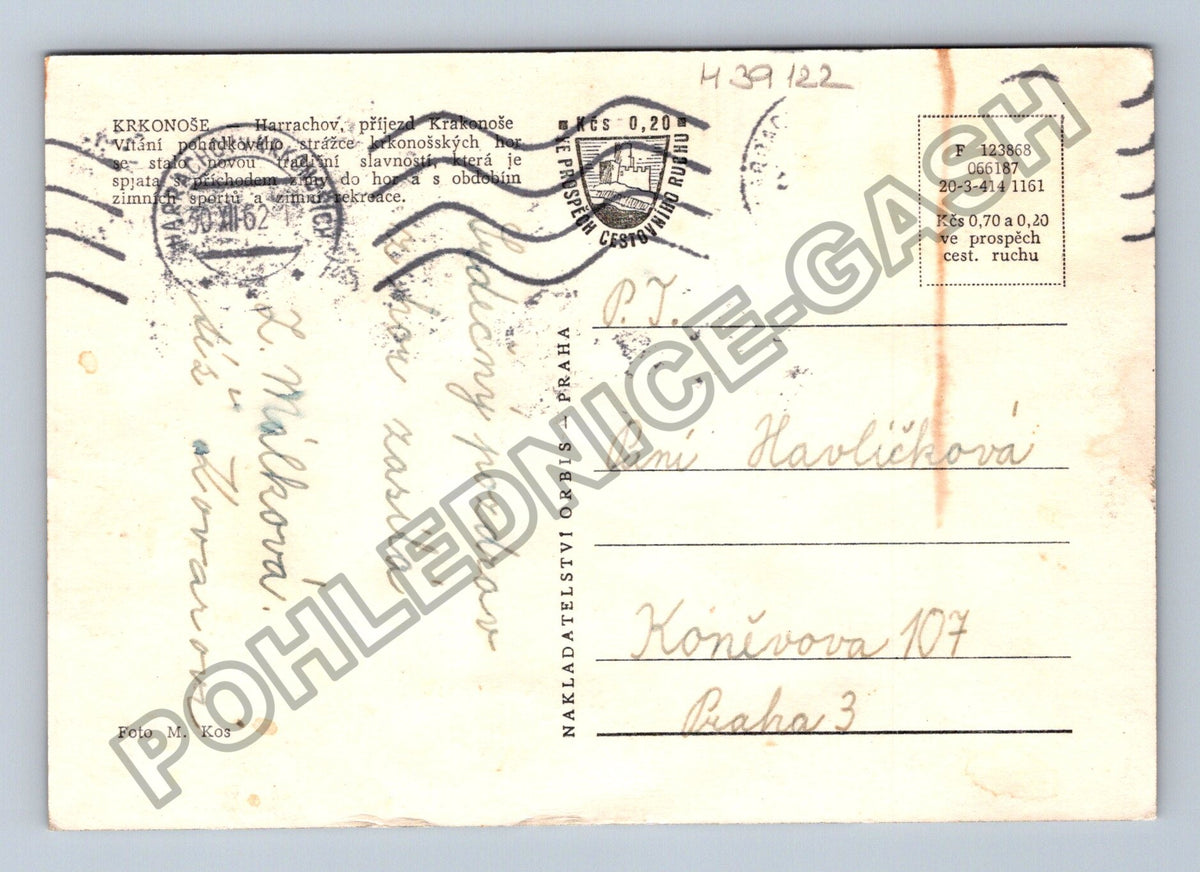 Pohlednice Krkonoše Harrachov Krakonoš (M39122)