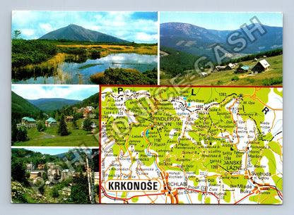 Pohlednice Krkonoše Špindlerův Mlýn Janské Lázně (M39126)