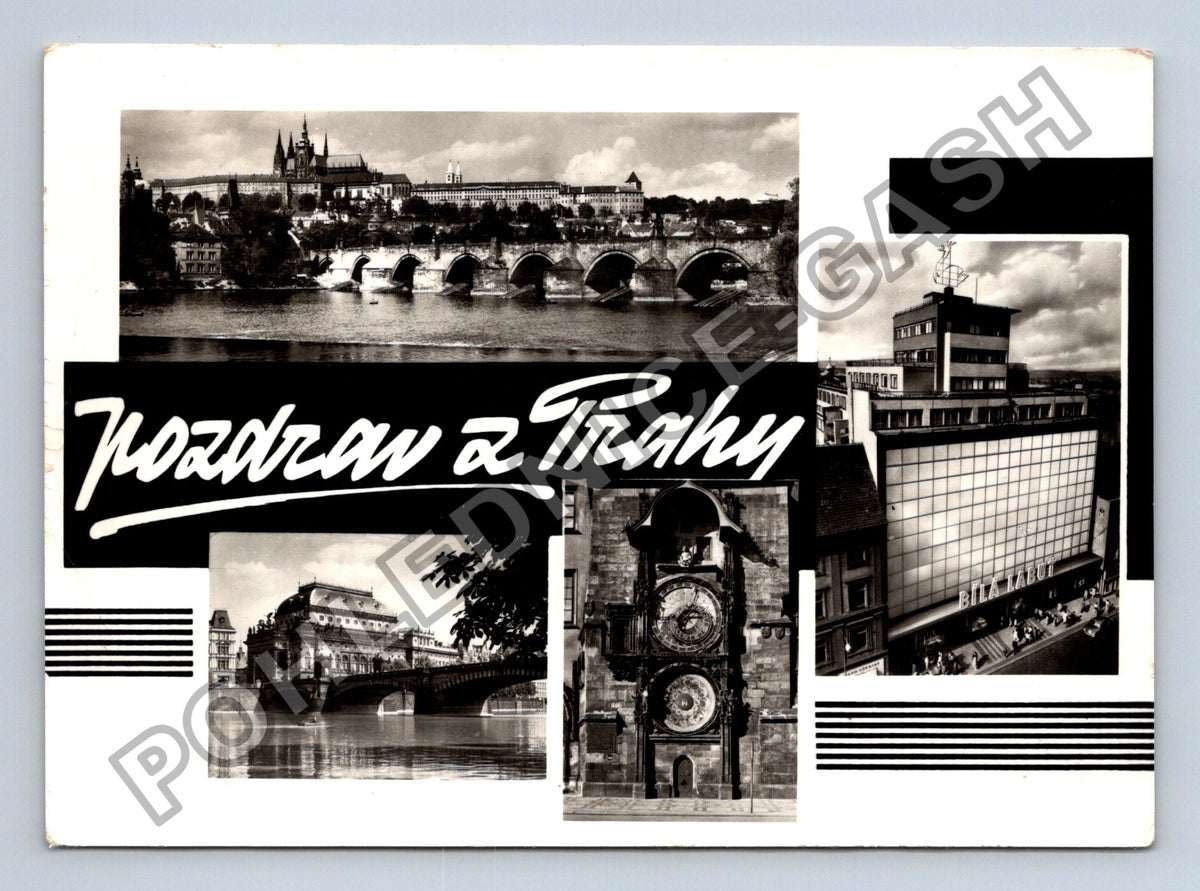 Pohlednice Praha Hradčany Karlův most Staroměstský orloj (M39130)