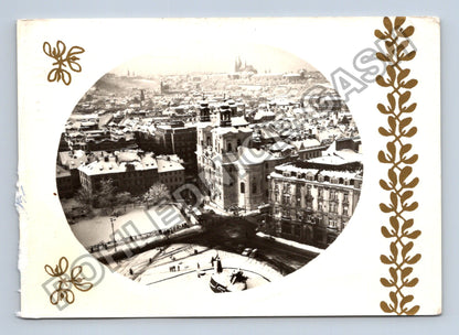 Pohlednice Praha Hradčany kostel sv Mikuláše zima 1974 (M39131)