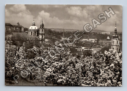 Pohlednice Praha pohled ze Seminářské zahrady Malá Strana (M39132)