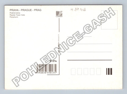 Pohlednice Praha Prašná brána (M39146)