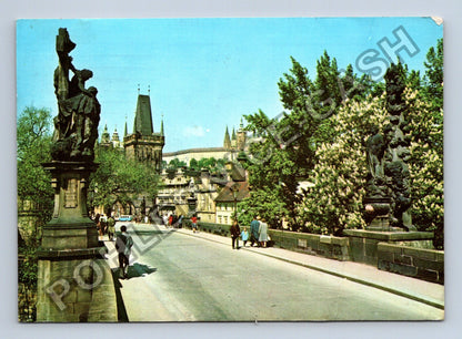 Pohlednice Praha Karlův most Hradčany 1977 (M39147)