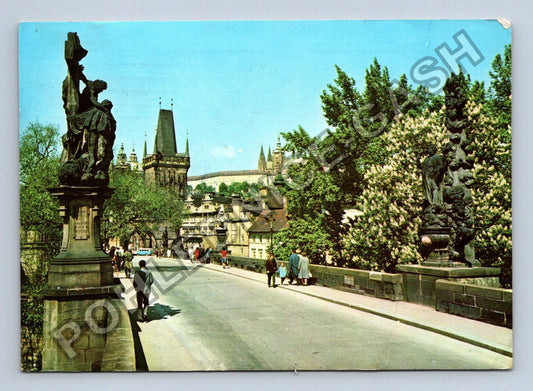 Pohlednice Praha Karlův most Hradčany 1977 (M39147)