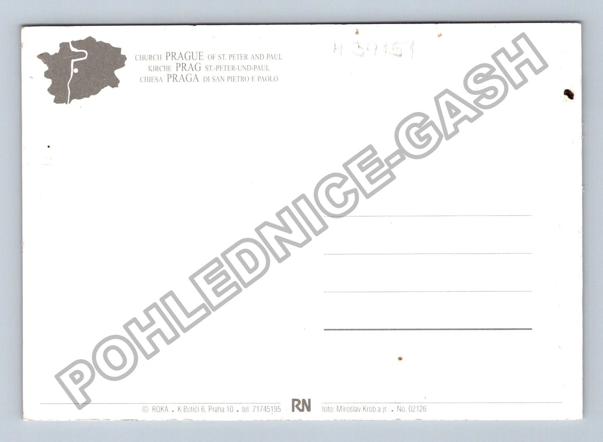 Pohlednice Praha kostel sv Petra a Pavla (M39151)
