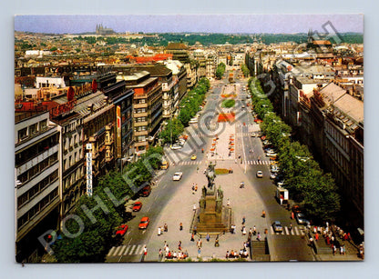 Pohlednice Praha Václavské náměstí 1992 (M39152)