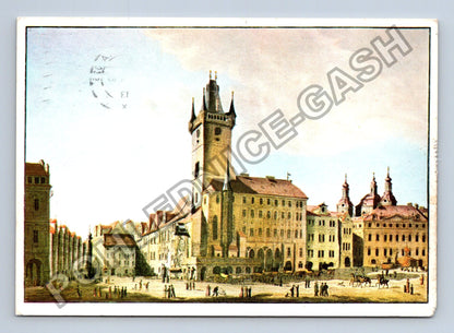 Pohlednice Praha Staroměstské náměstí Vincenc Morstadt 1989 (M39154)