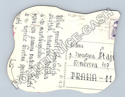 Pohlednice Zimní krajina s vodním mlýnem Praha 1929 (M39161)