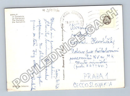 Pohlednice Itálie Amalfi katedrála 1965 (M39176)