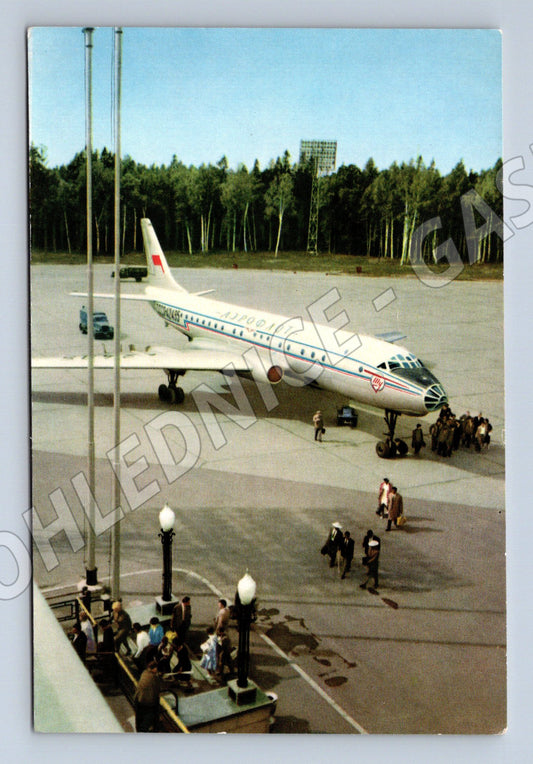 Pohlednice Aeroflot Tupolev TU-104 – letadlo (M3918)