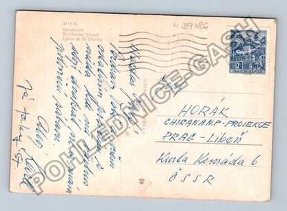 Pohlednice Rakousko Vídeň Karlskirche (M39186)