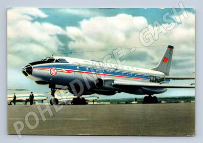 Pohlednice Aeroflot Tupolev Tu-124 – letoun (M3919)