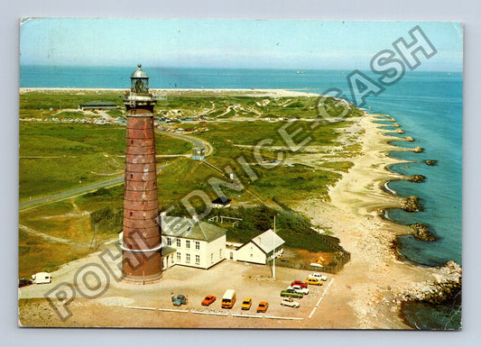 Pohlednice Dánsko Grenen Skagen maják pobřeží 1978 (M39190)