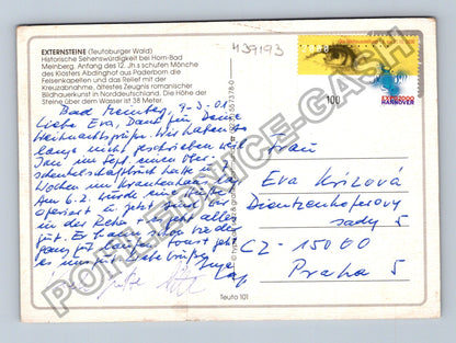 Pohlednice Německo Externsteine Teotoburger Wald 2000 (M39193)