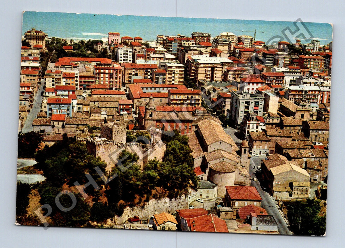 Pohlednice Itálie Porto S Giorgio letecký pohled (M39195)