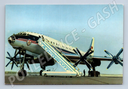 Pohlednice Aeroflot Tupolev TU-114 – SSSR motiv (M3920)