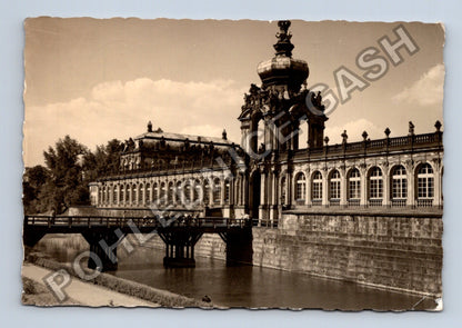 Pohlednice Německo Drážďany Zwinger Kronentor 1950 (M39207)
