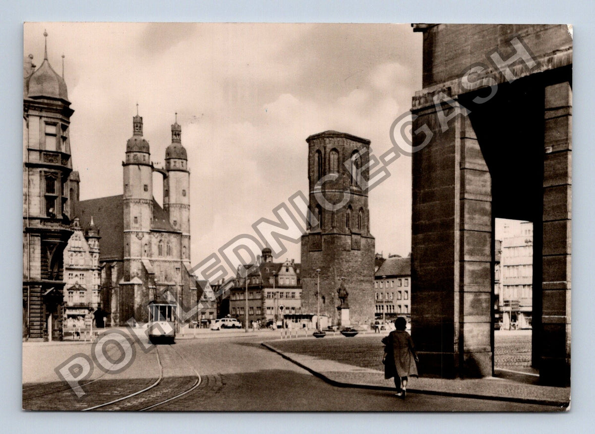 Pohlednice Německo Halle (Saale) Marktplatz (M39220)