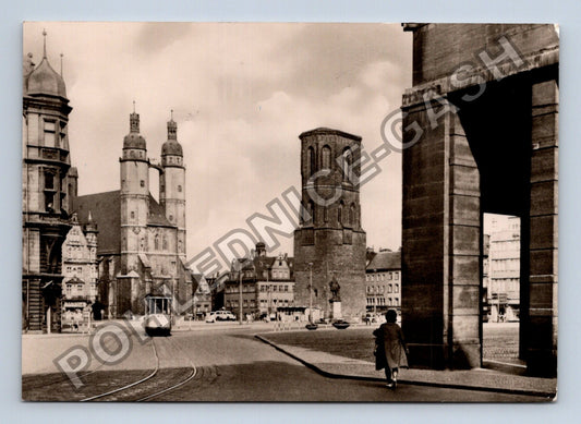Pohlednice Německo Halle (Saale) Marktplatz (M39220)