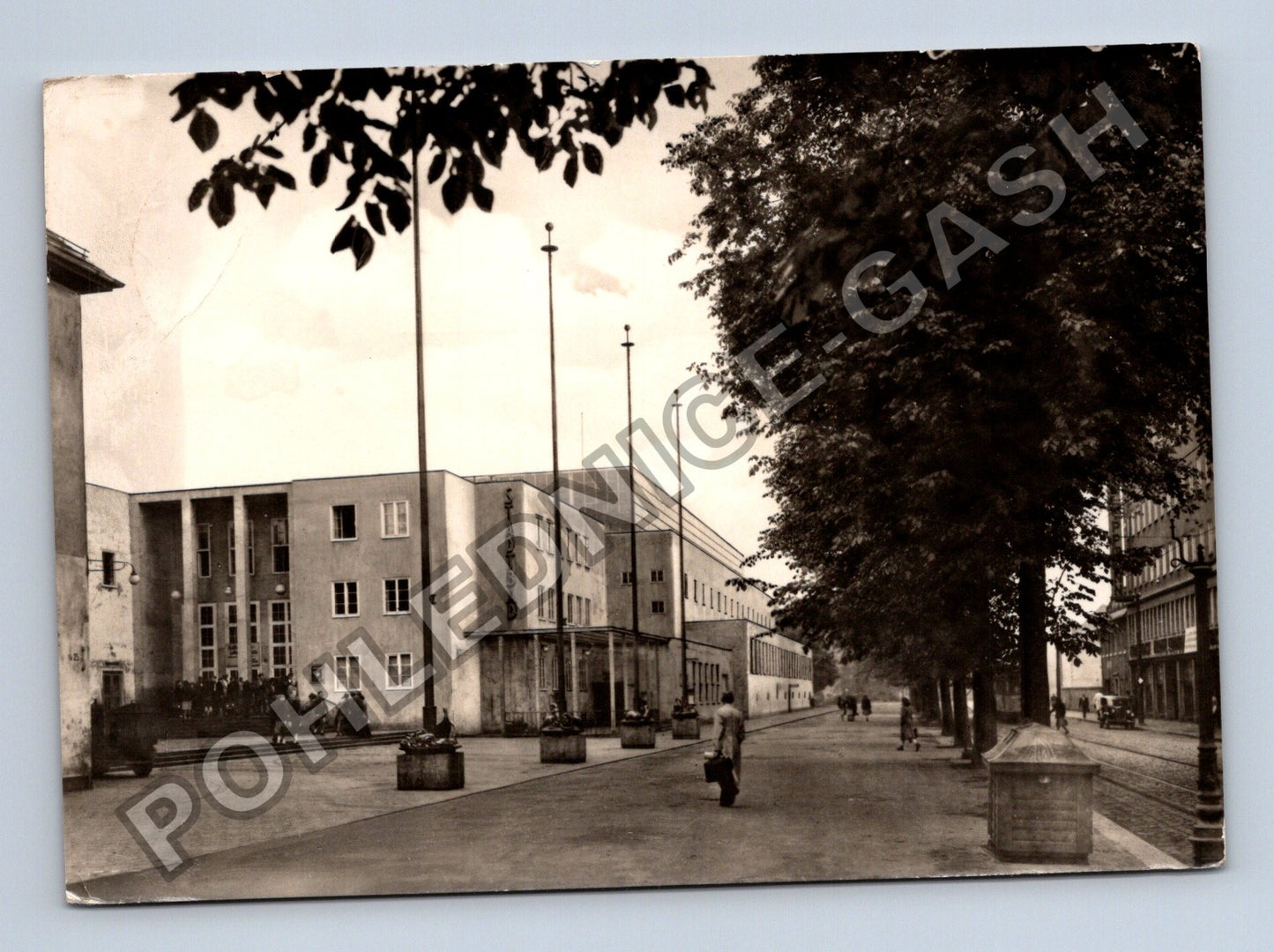 Pohlednice Karl-Marx-Stadt Stadthod ulice s budovami 1961 (M39221)