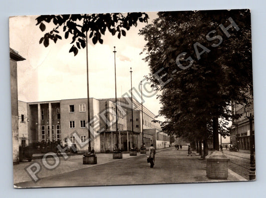 Pohlednice Karl-Marx-Stadt Stadthod ulice s budovami 1961 (M39221)