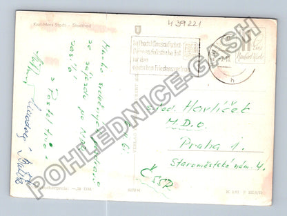 Pohlednice Karl-Marx-Stadt Stadthod ulice s budovami 1961 (M39221)
