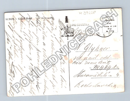 Pohlednice Sopot Grand Hotel Polsko (M39228)