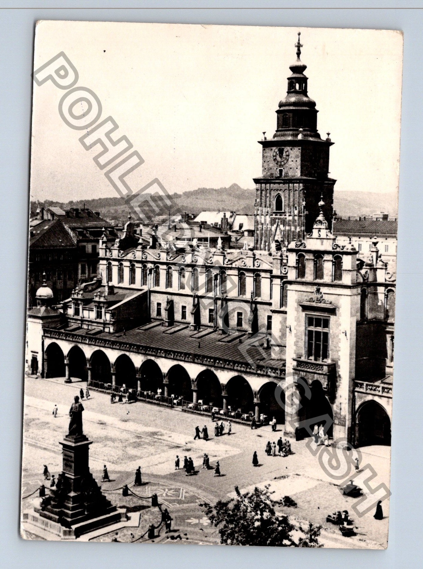 Pohlednice Kraków Sukiennice a věž radniční (M39230)